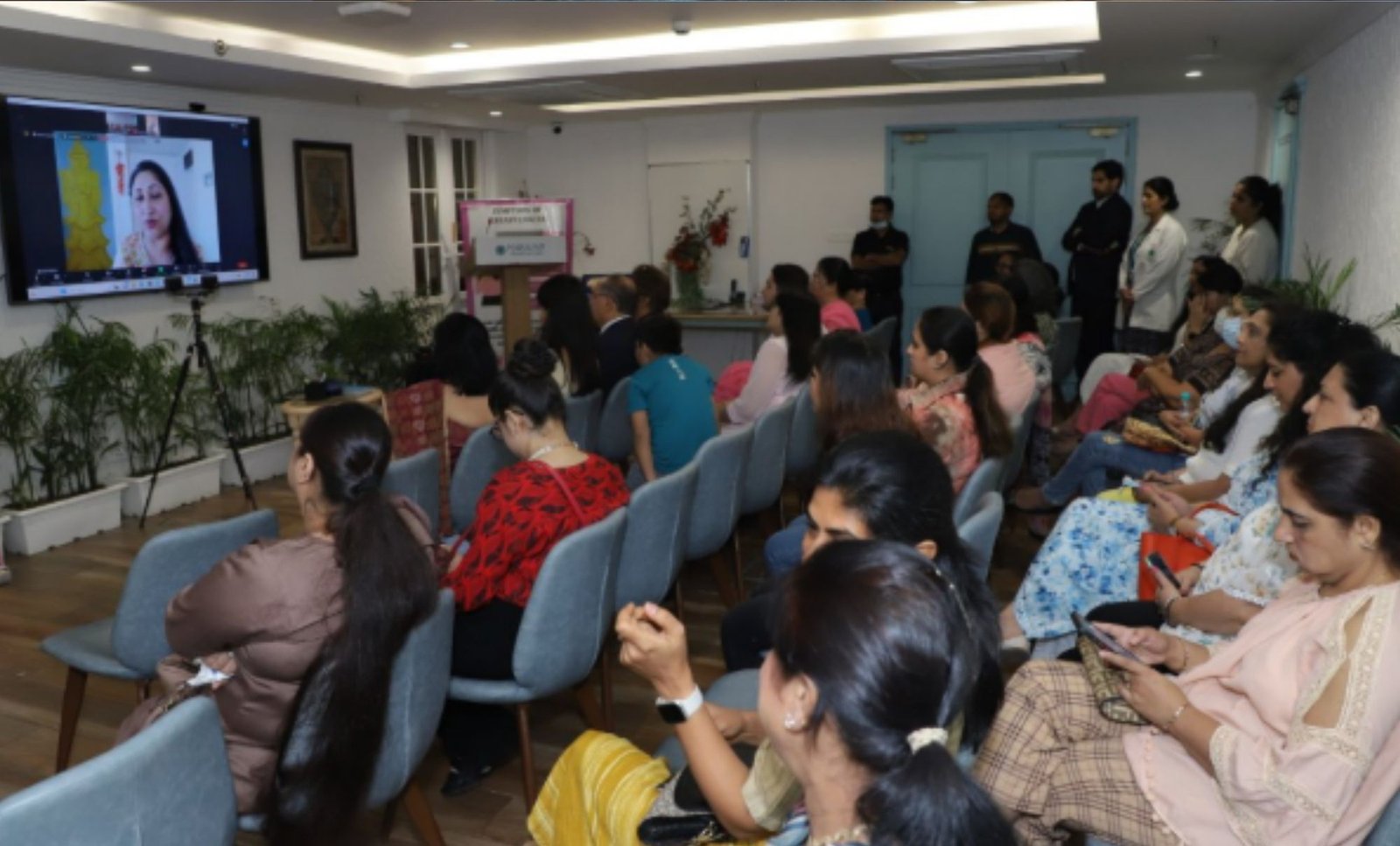 Volunteers in action